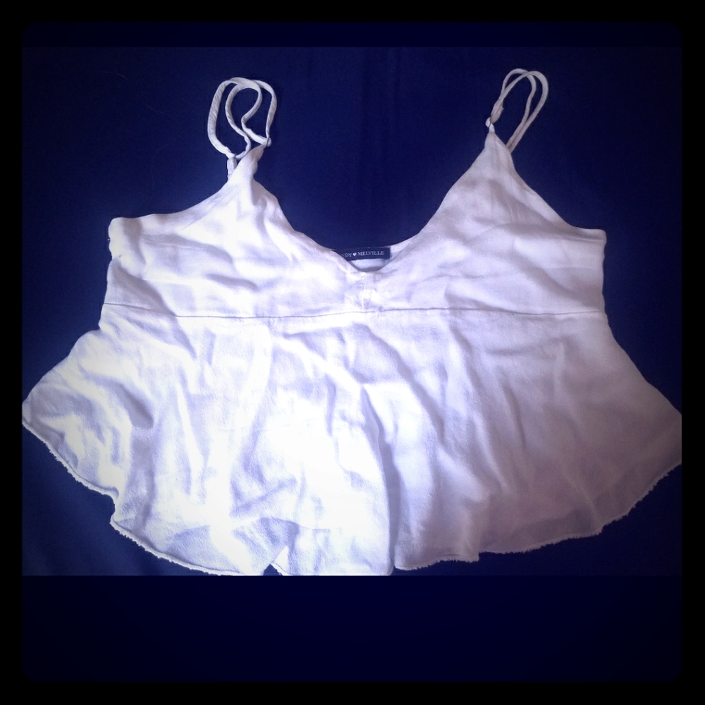 White Brandy Melville tank top